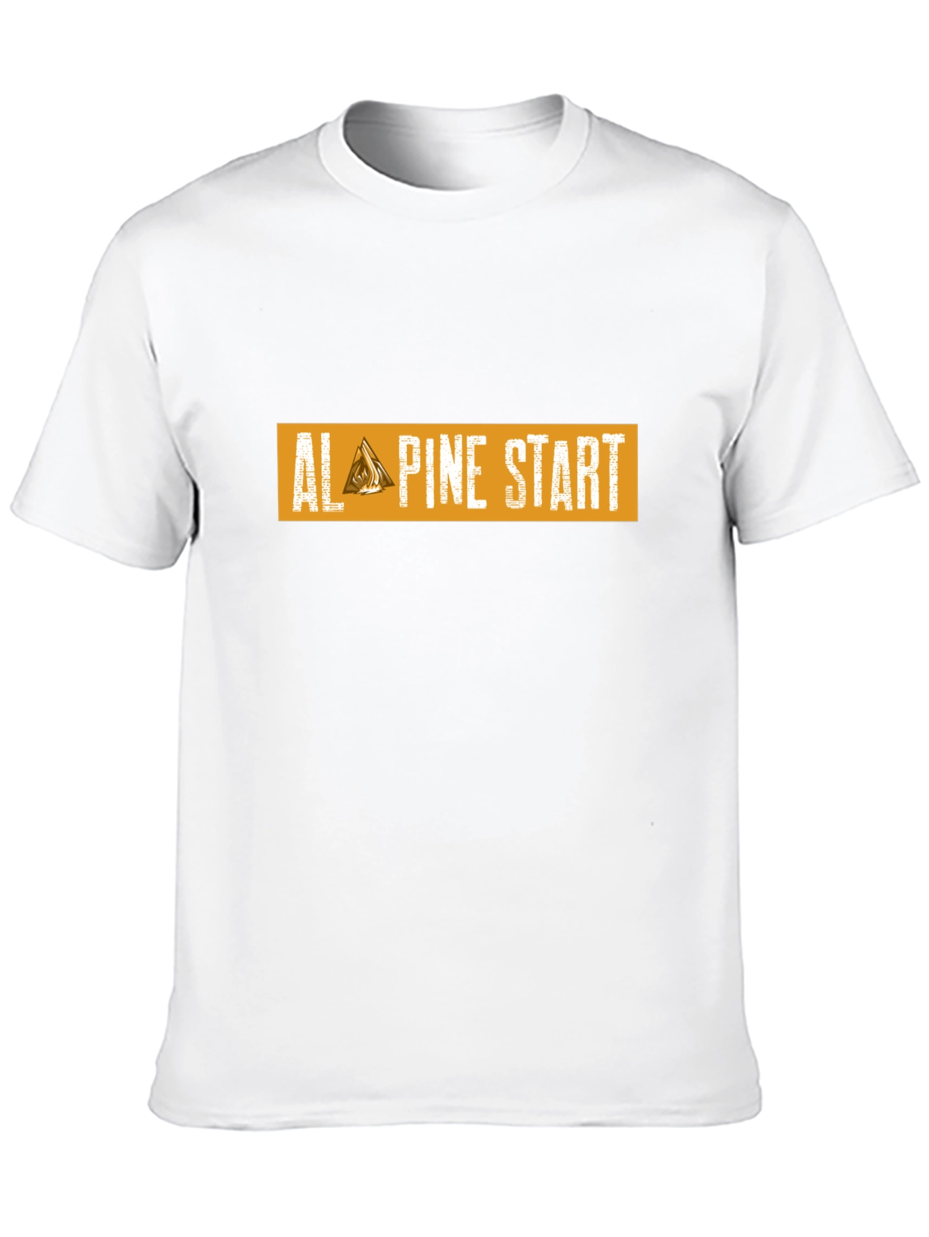 Camiseta Negra Alpine Start para Aventura