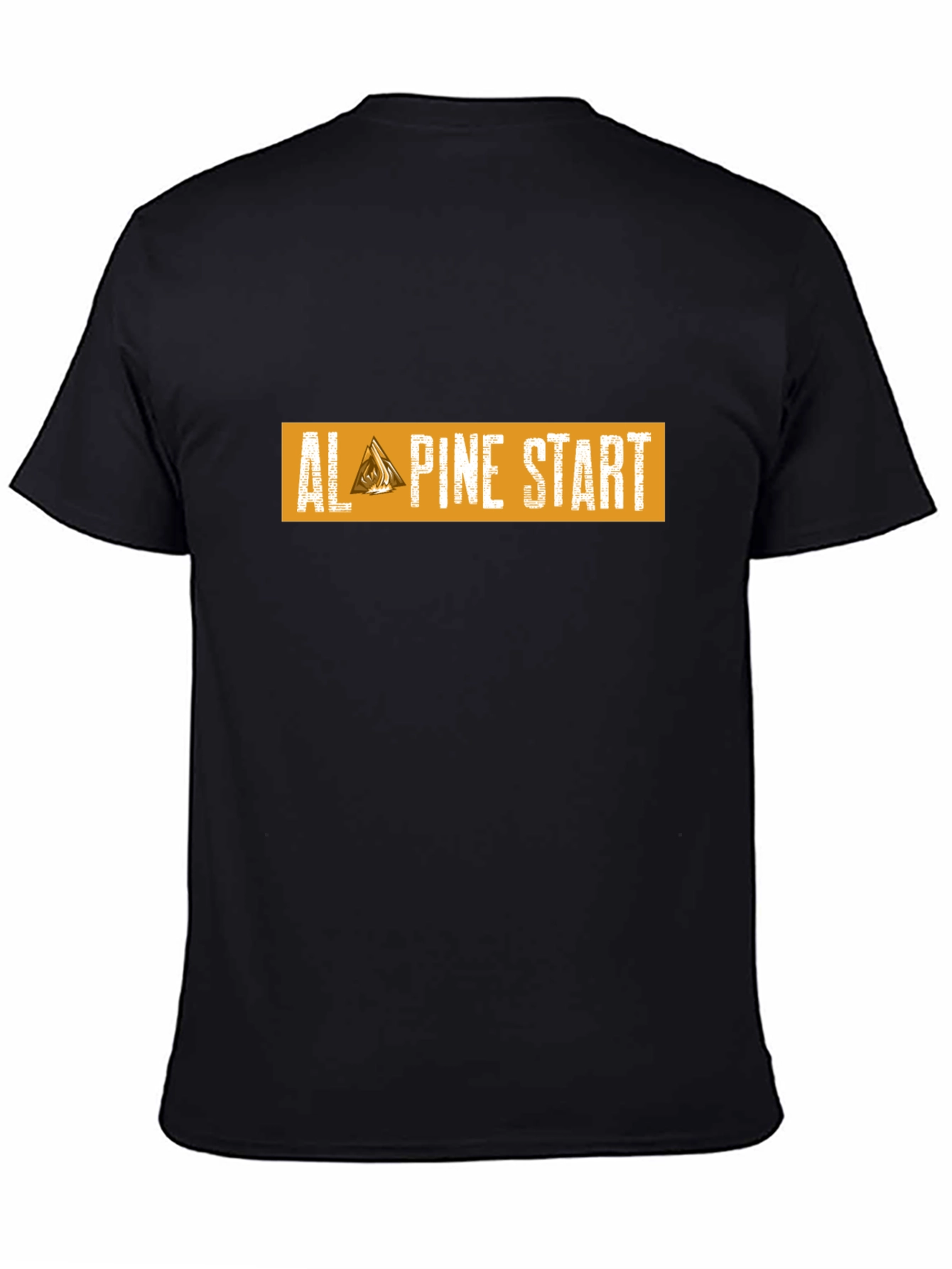 Camiseta Negra Alpine Start para Aventura