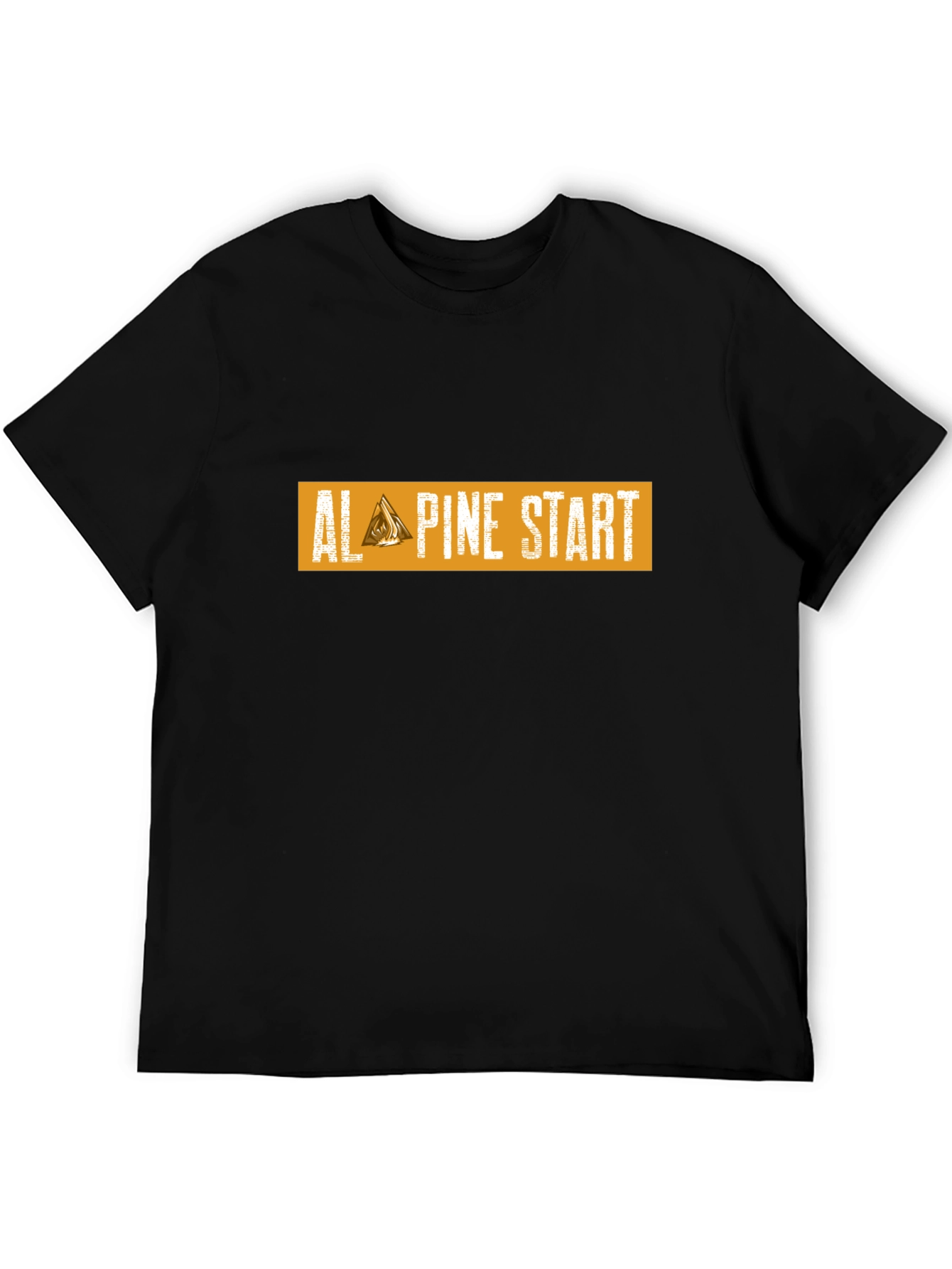 Camiseta Negra Alpine Start para Aventura