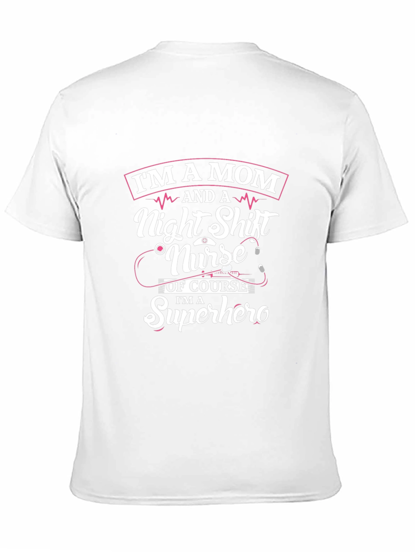 Camiseta Mamá Enfermera de Noche Superheroína