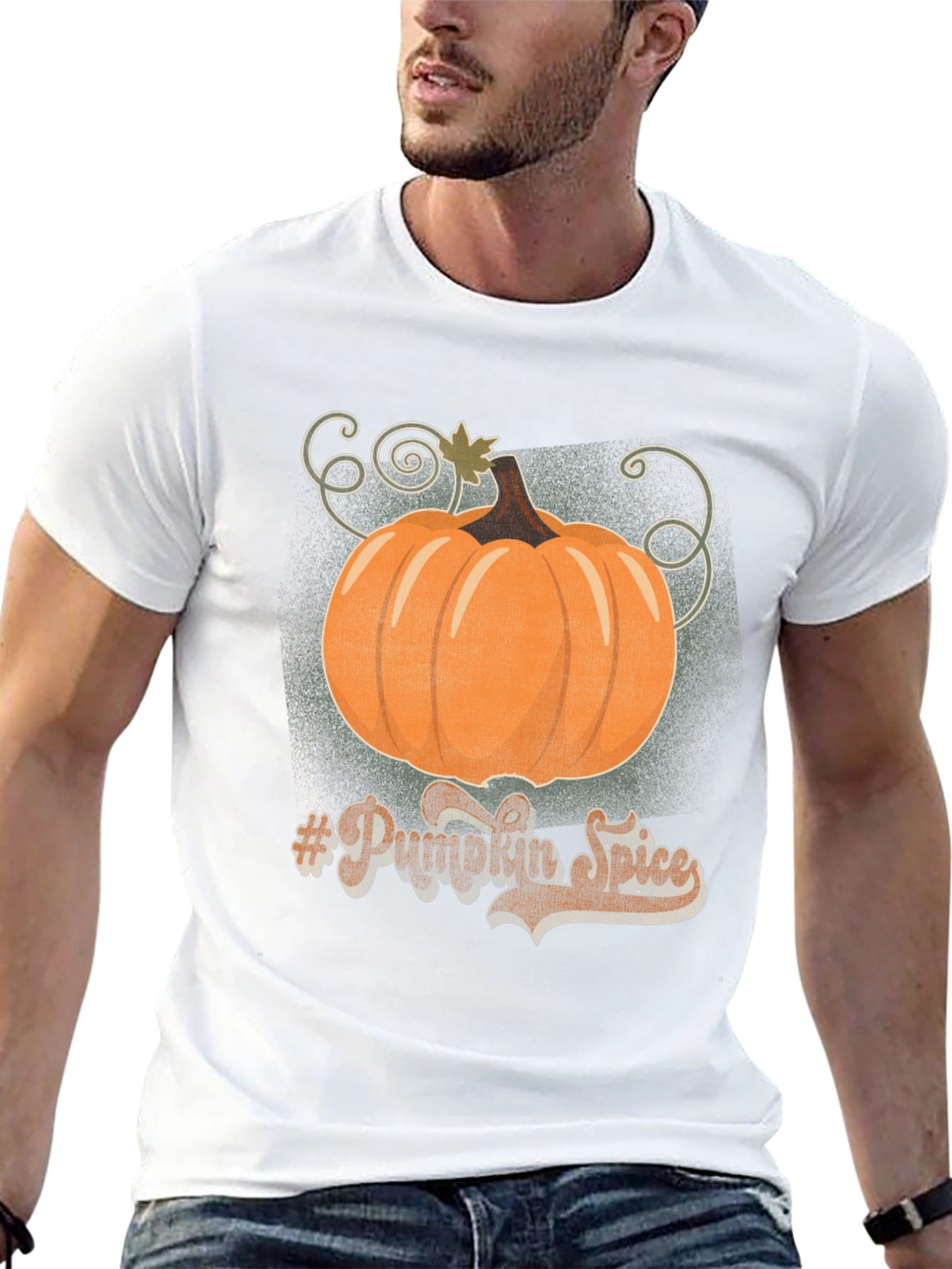 Camiseta #Pumpkin Spice Otoñal