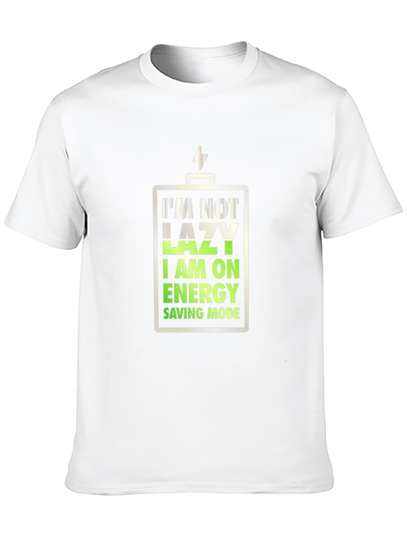 Camiseta Negra: Modo Ahorro de Energía