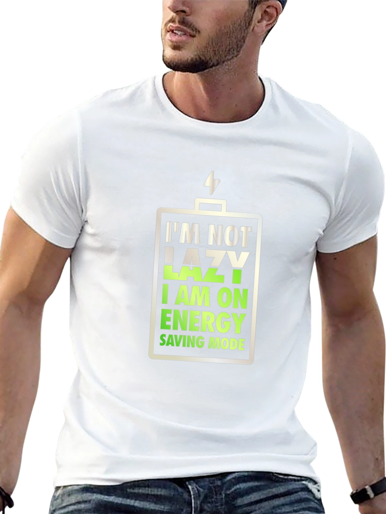 Camiseta Negra: Modo Ahorro de Energía