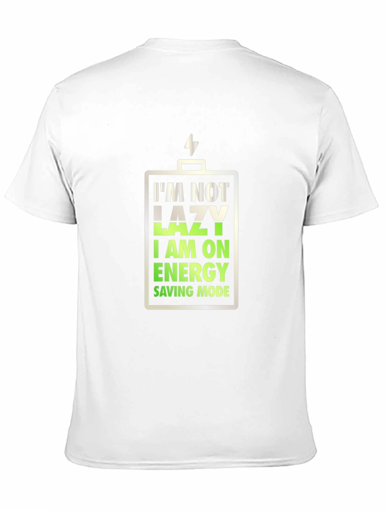 Camiseta Negra: Modo Ahorro de Energía
