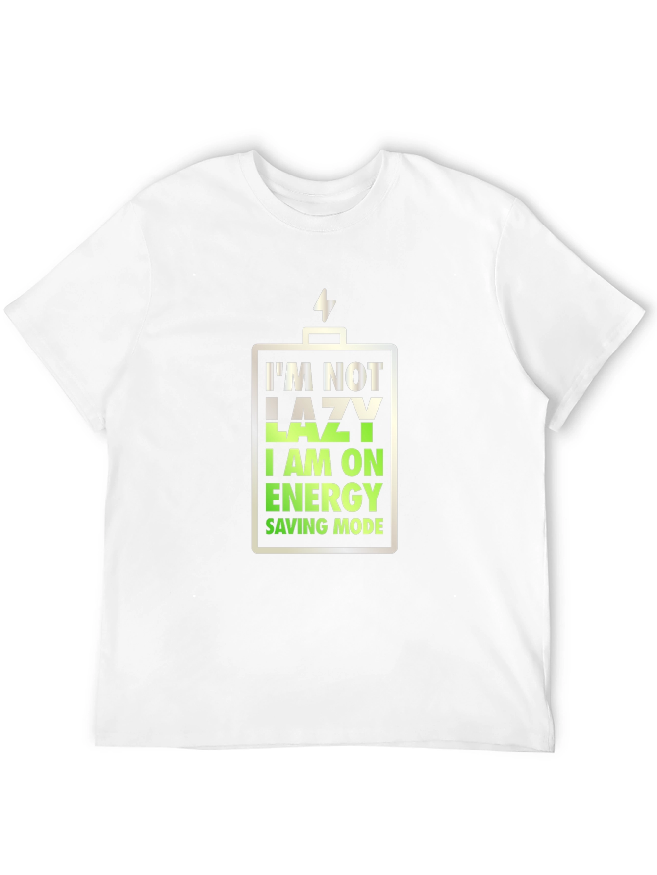 Camiseta Negra: Modo Ahorro de Energía