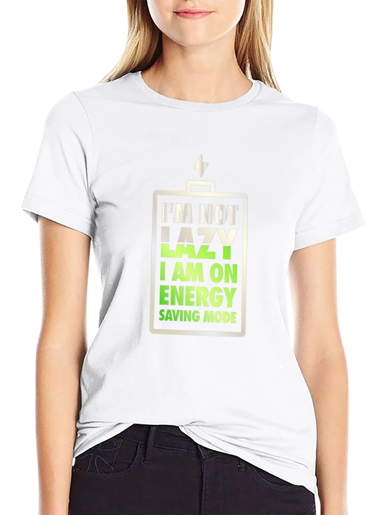 Camiseta Negra: Modo Ahorro de Energía
