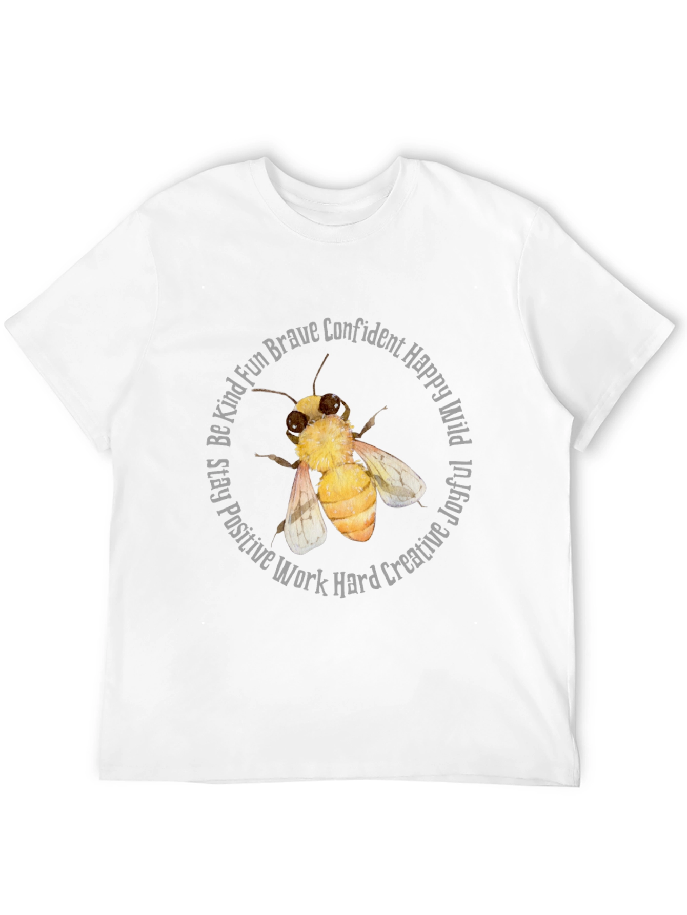 Camiseta Negra Abeja Motivacional