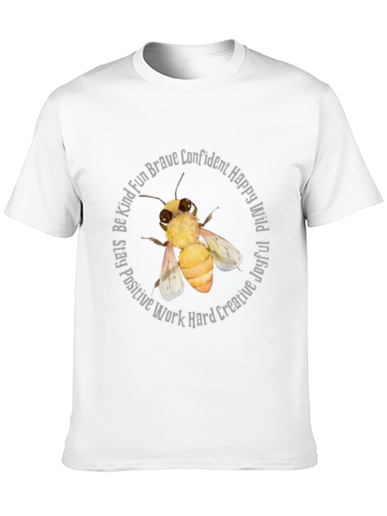 Camiseta Negra Abeja Motivacional