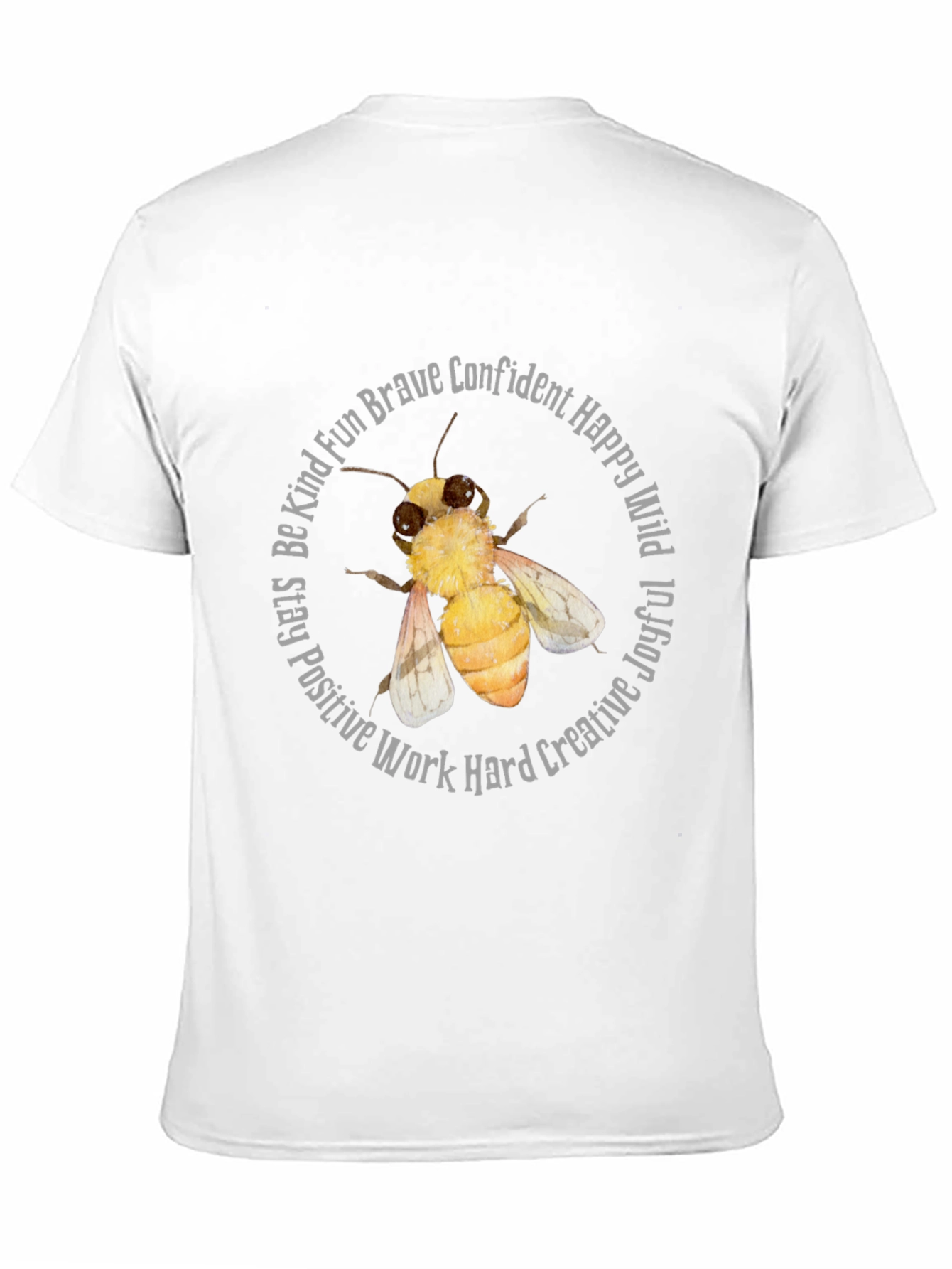 Camiseta Negra Abeja Motivacional