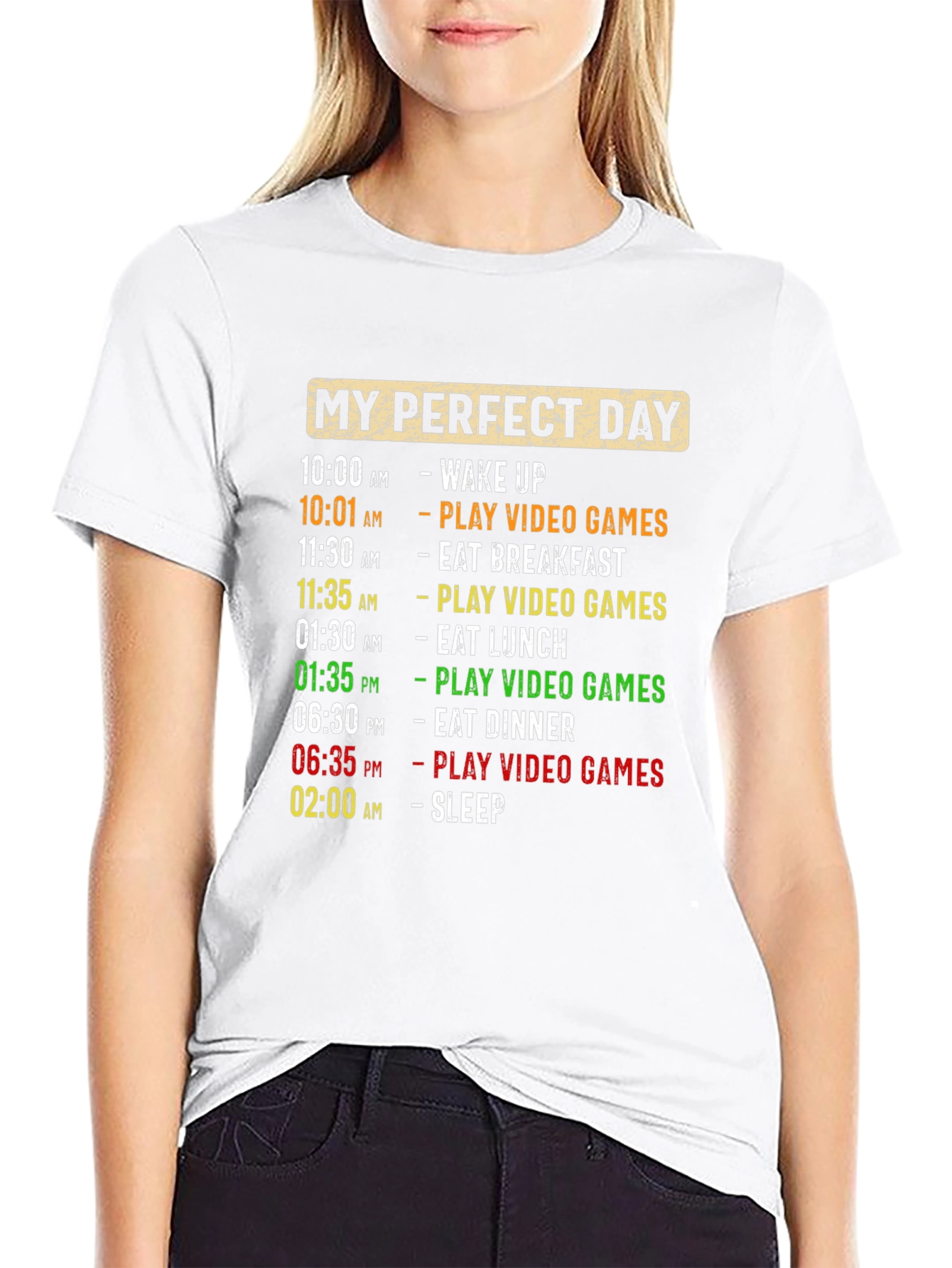 Camiseta Hombre Día Perfecto Videojuegos
