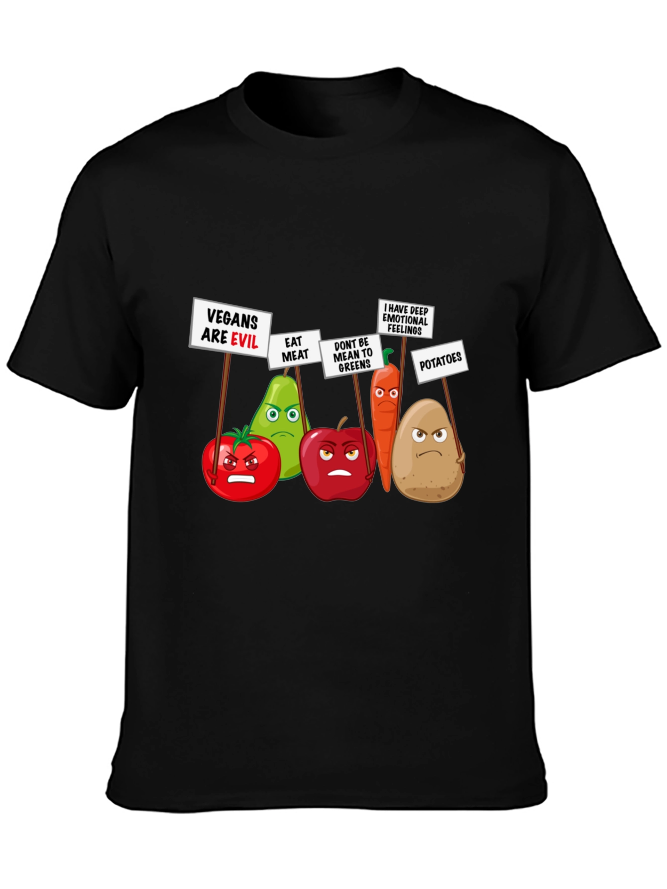Camiseta Veganos Malvados - Protesta Vegetal