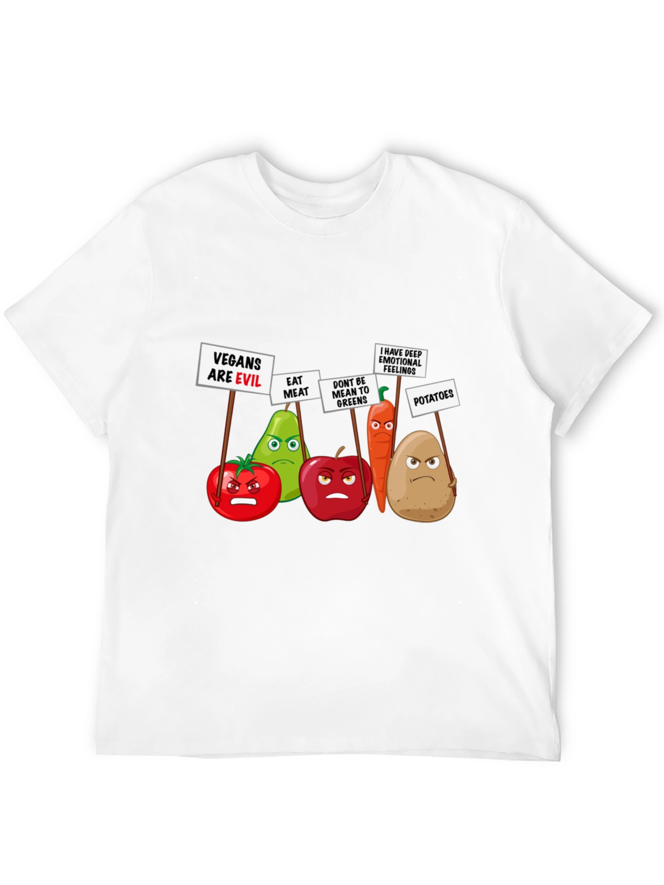 Camiseta Veganos Malvados - Protesta Vegetal