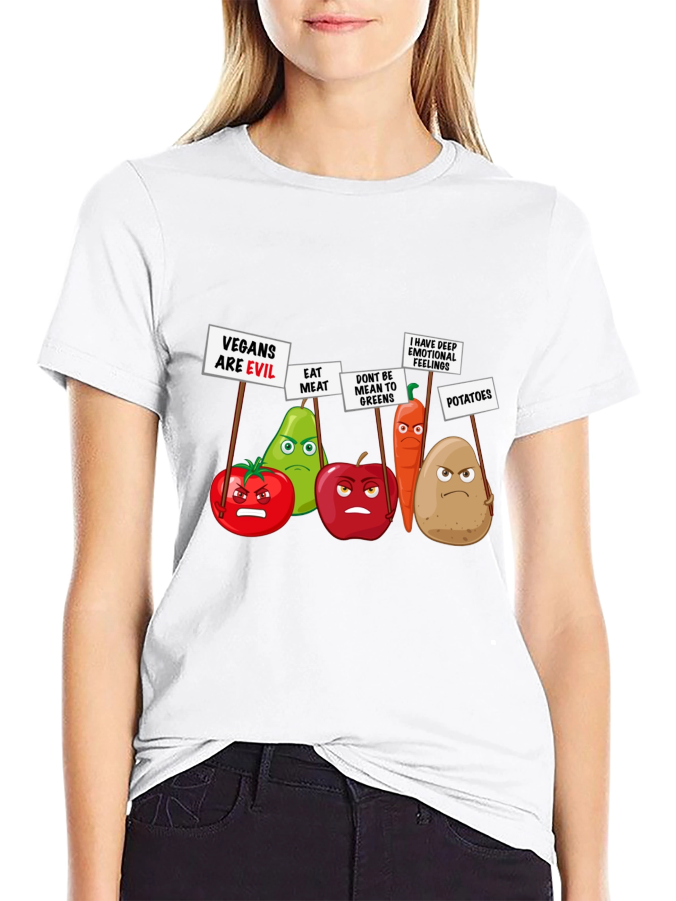 Camiseta Veganos Malvados - Protesta Vegetal