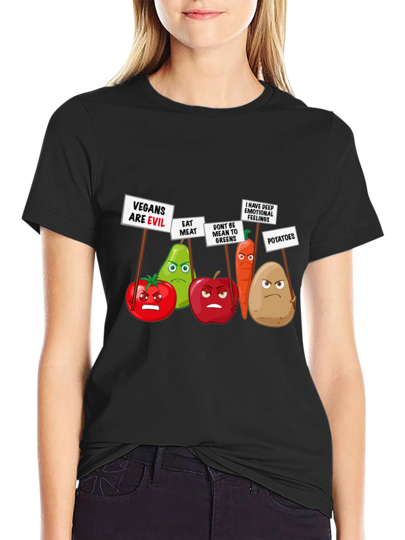 Camiseta Veganos Malvados - Protesta Vegetal