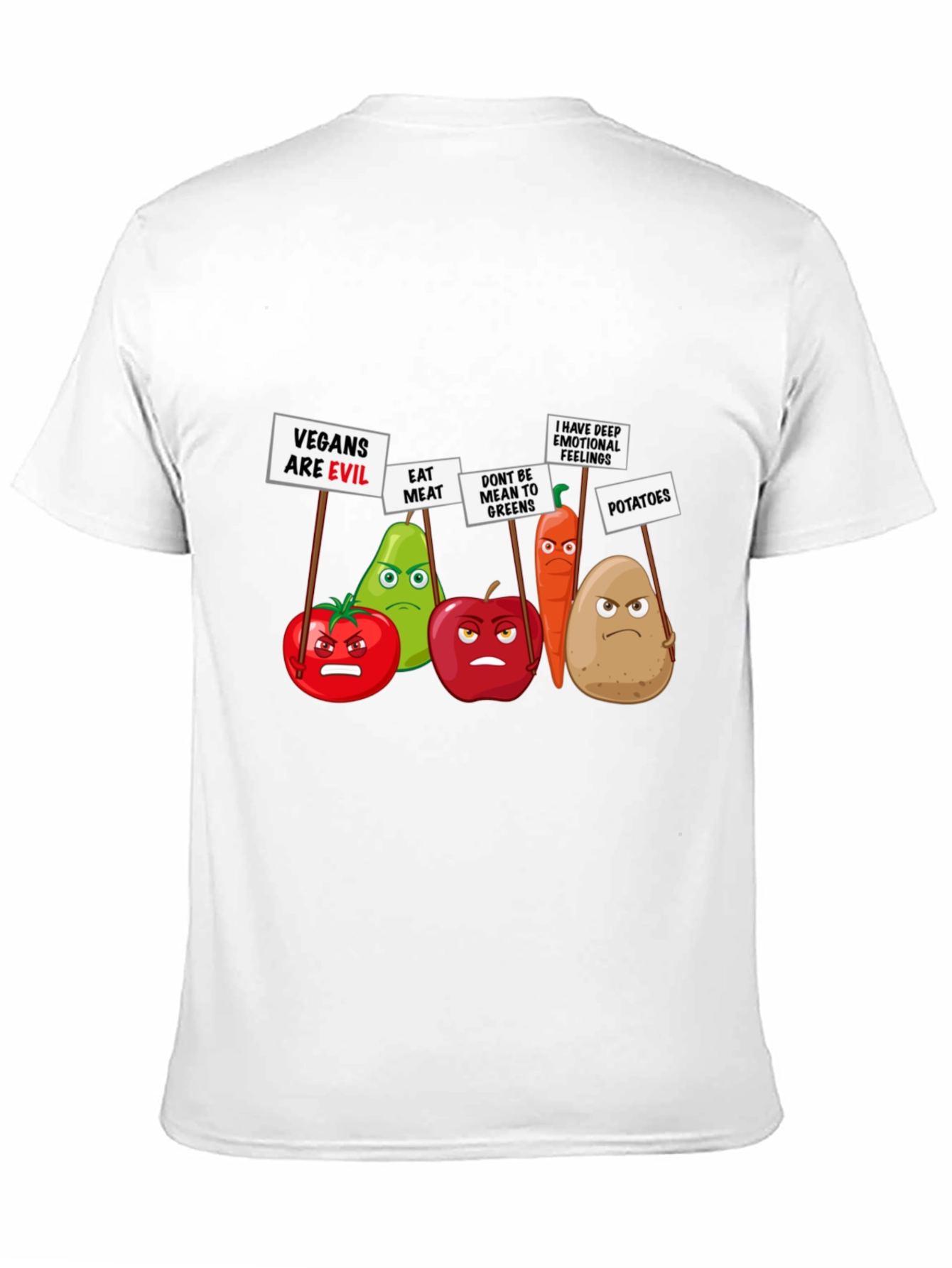 Camiseta Veganos Malvados - Protesta Vegetal