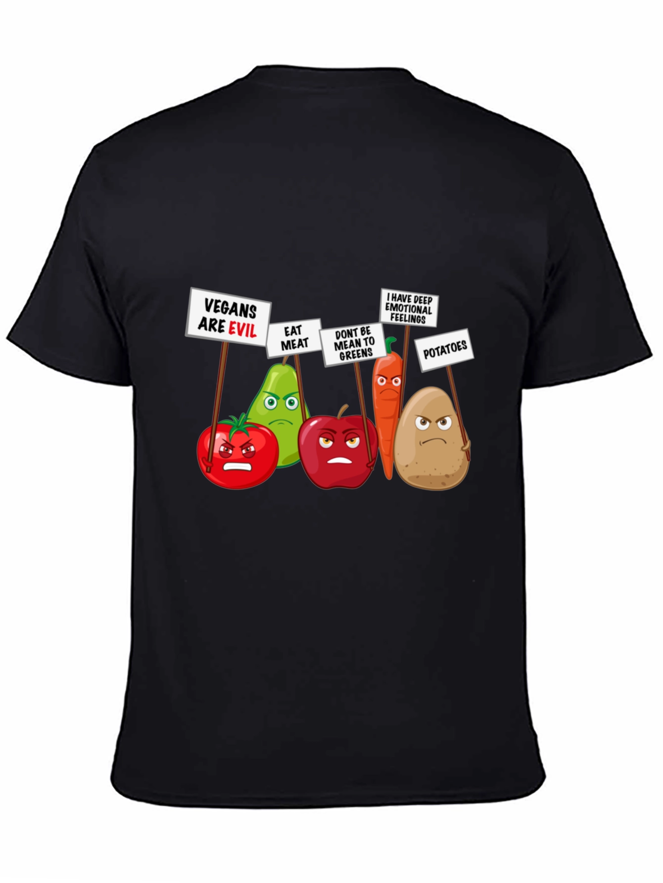 Camiseta Veganos Malvados - Protesta Vegetal