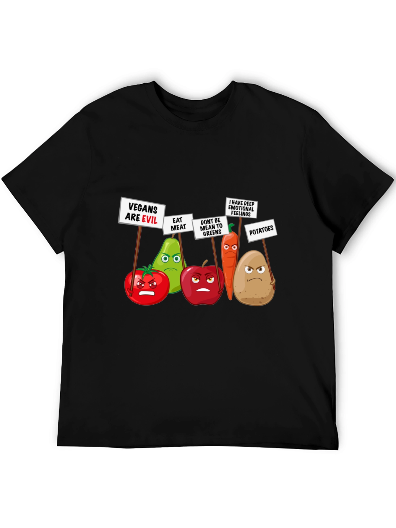 Camiseta Veganos Malvados - Protesta Vegetal