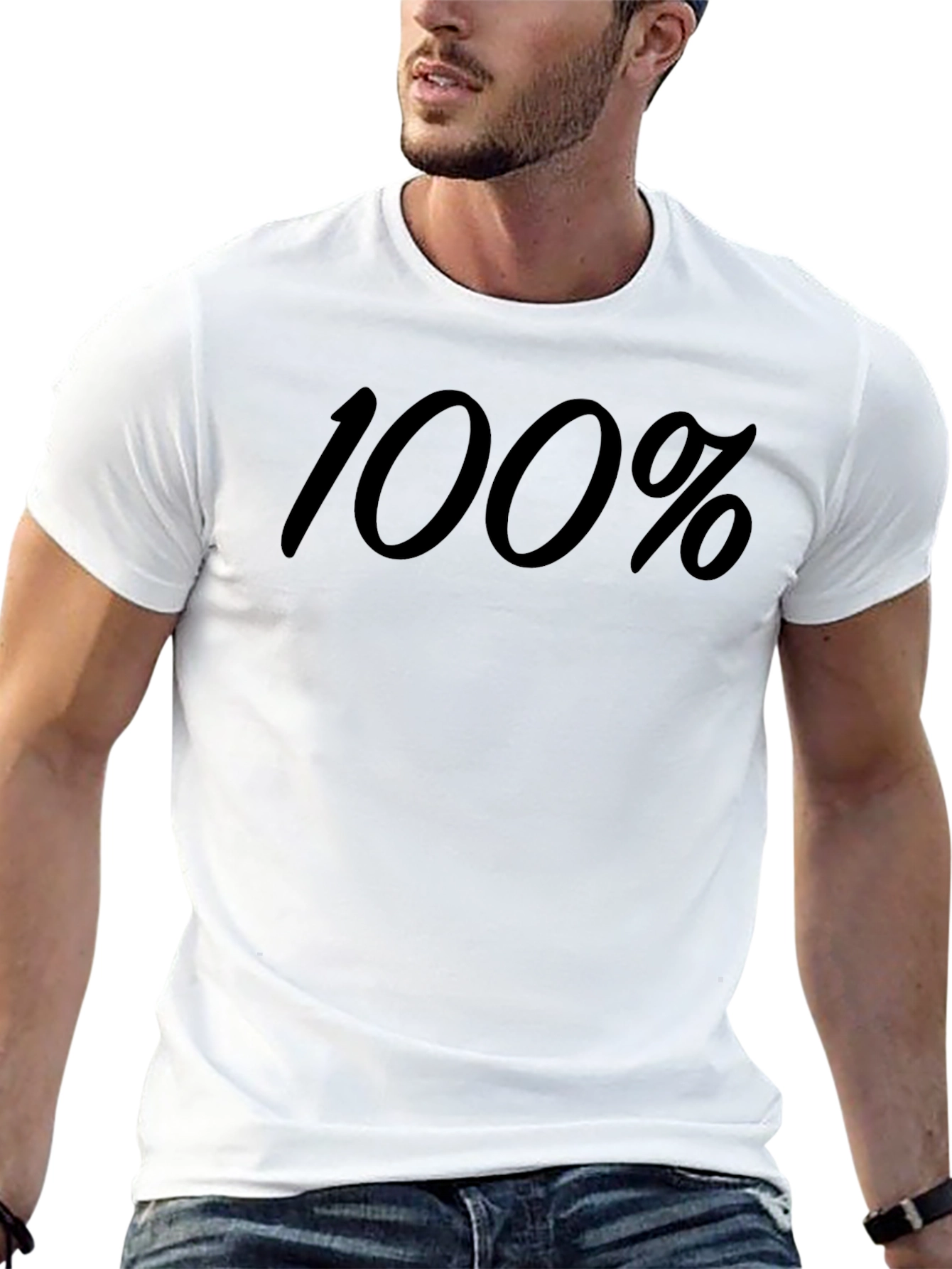 Camiseta Negra 100% Algodón Diseño Casual
