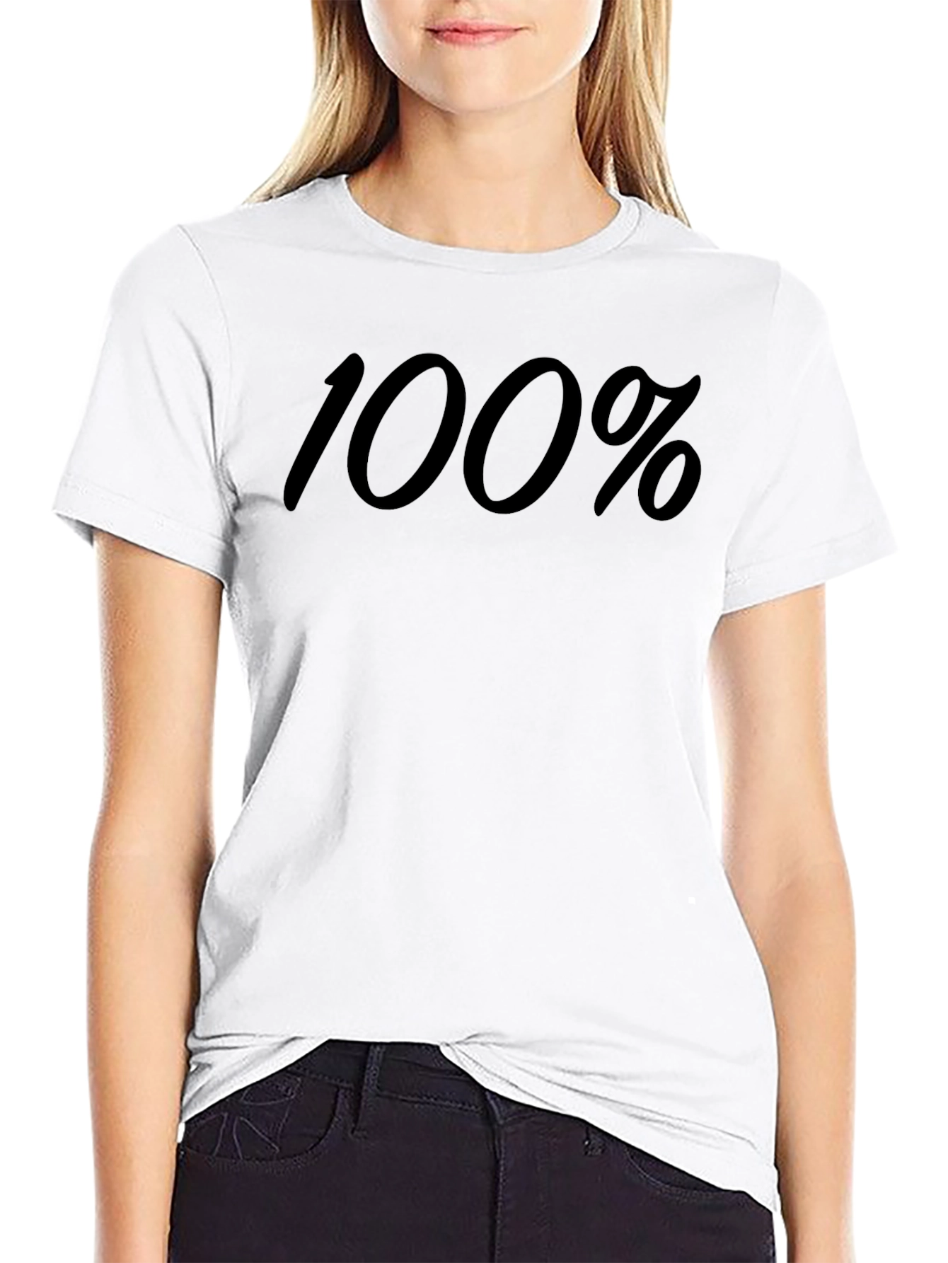 Camiseta Negra 100% Algodón Diseño Casual