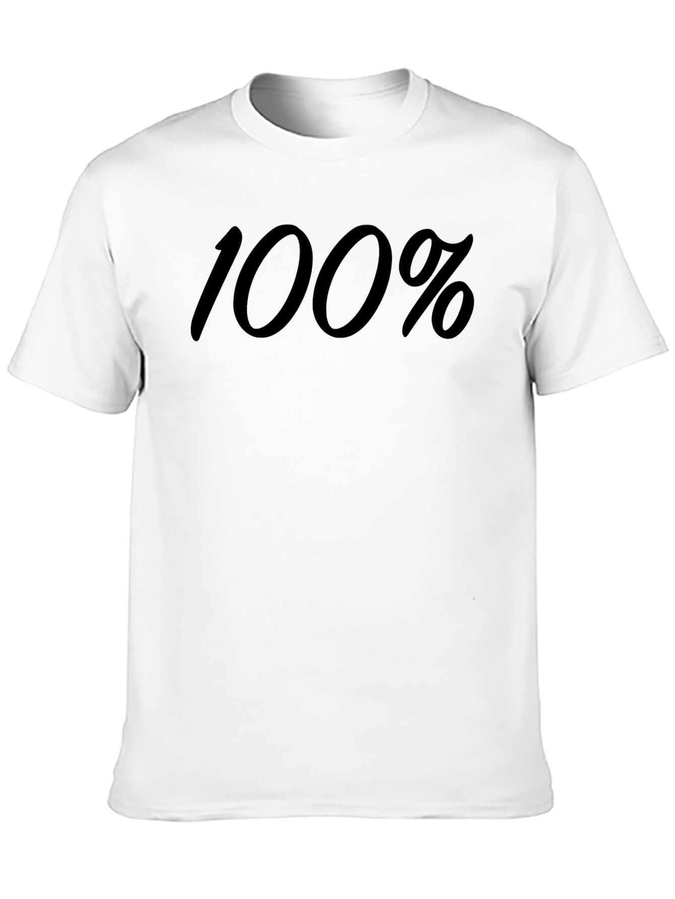 Camiseta Negra 100% Algodón Diseño Casual