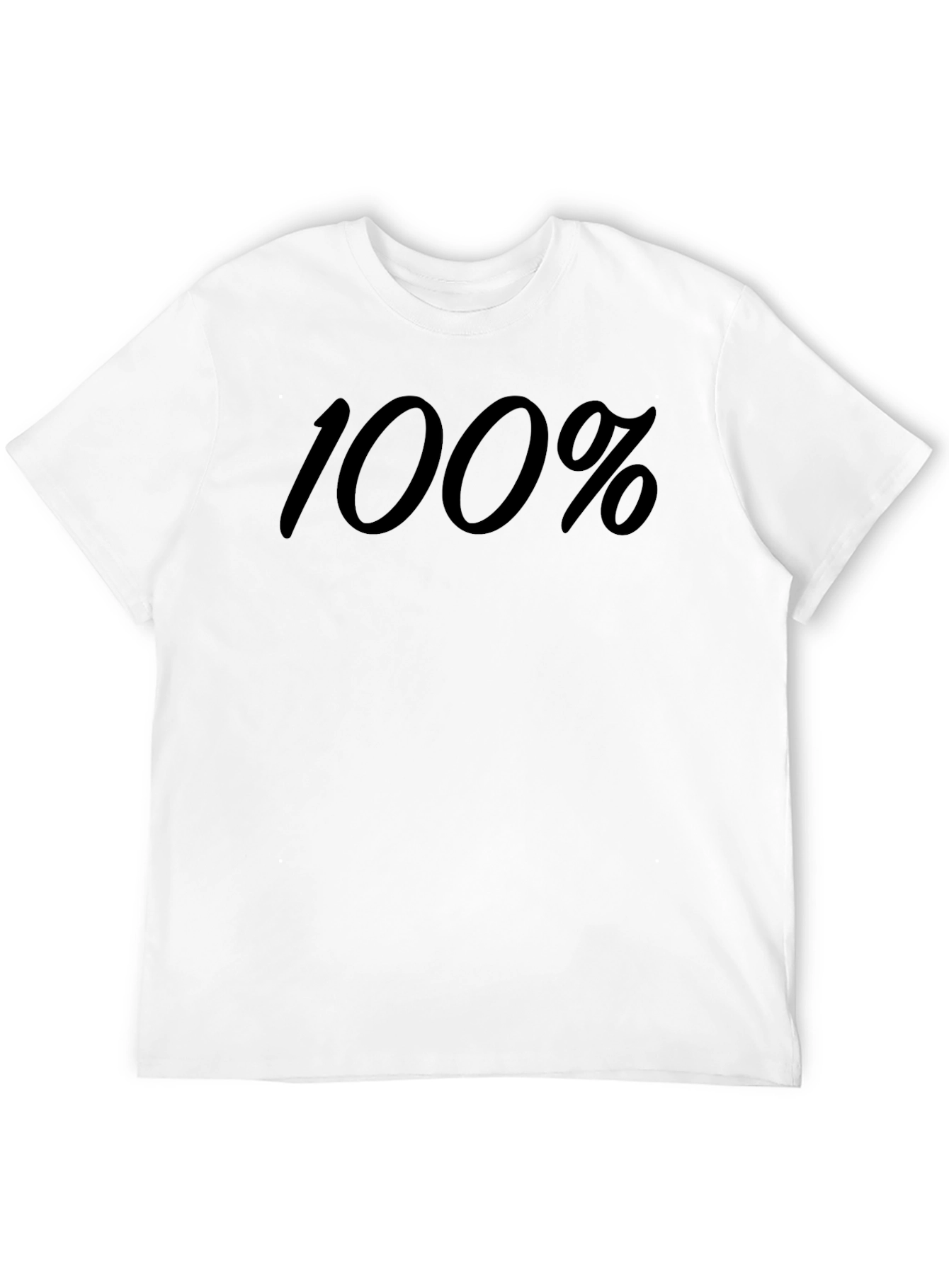 Camiseta Negra 100% Algodón Diseño Casual