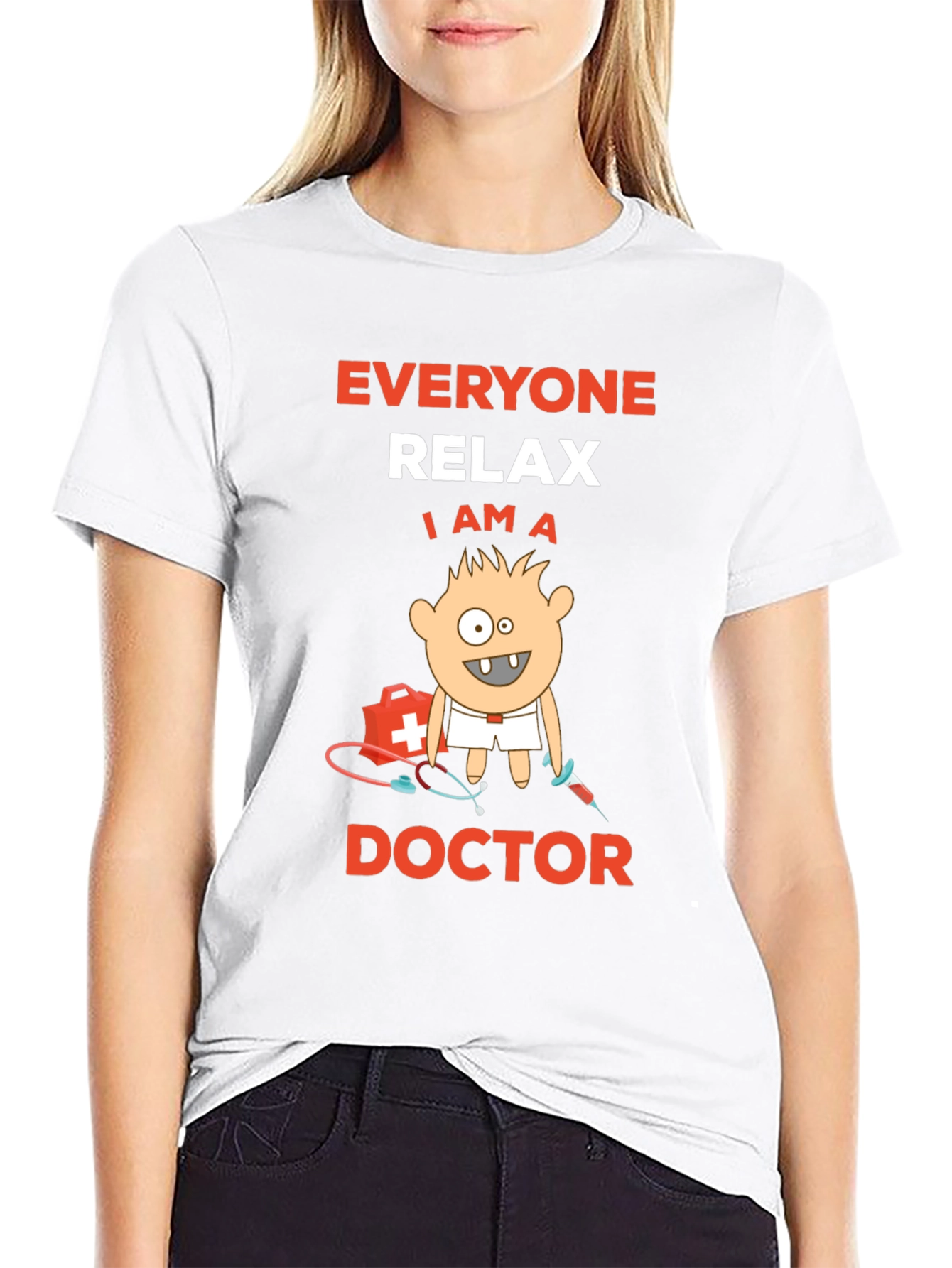Camiseta Negra Soy Doctor: Relájate con Estilo