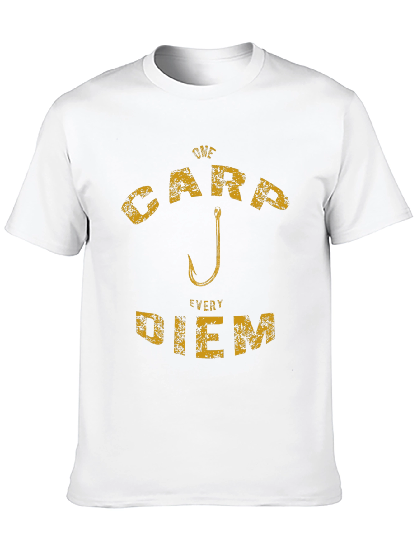 Camiseta Negra: CARP DIEM para Amantes de la Pesca