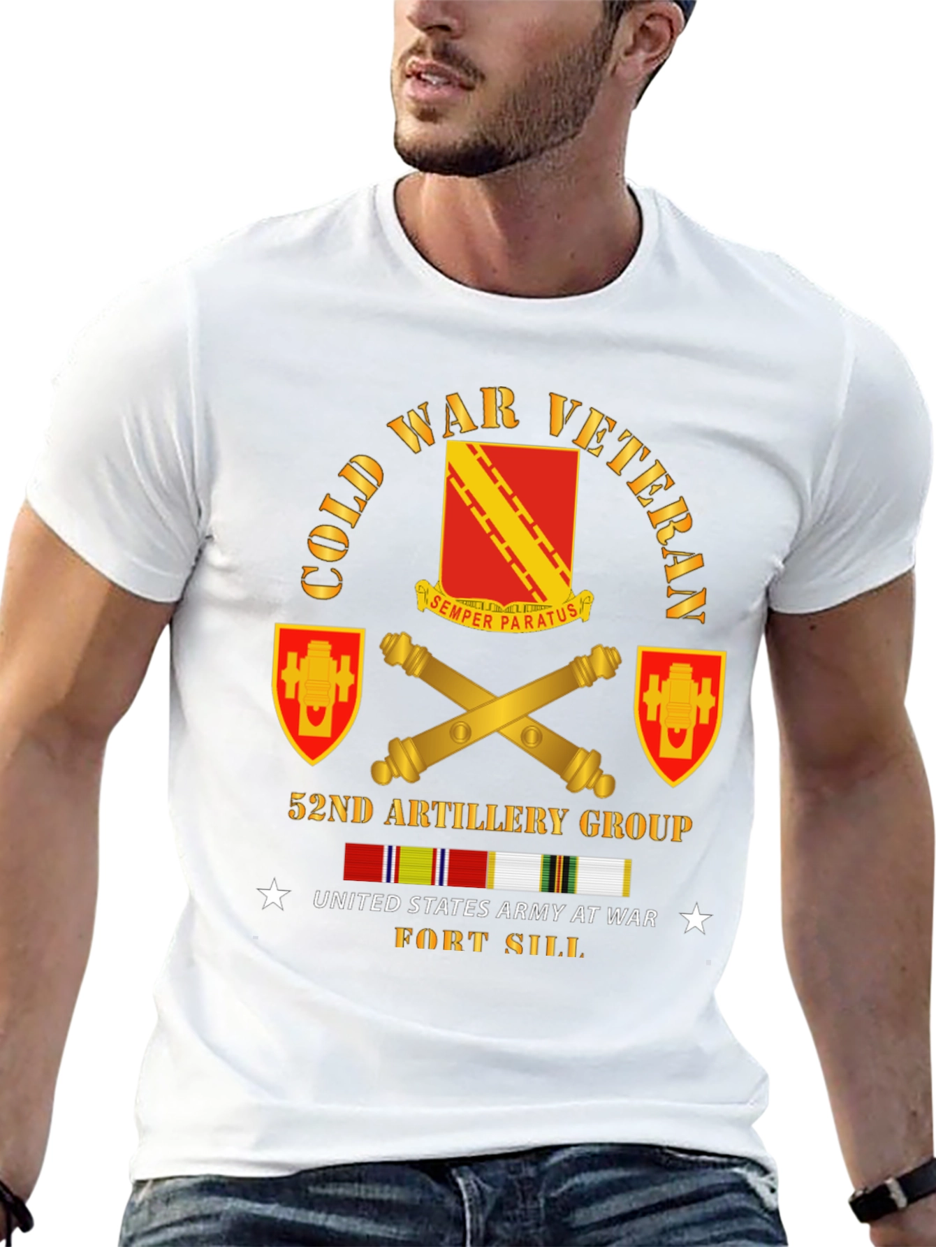 Camiseta Veterano Guerra Fría Artillería 52