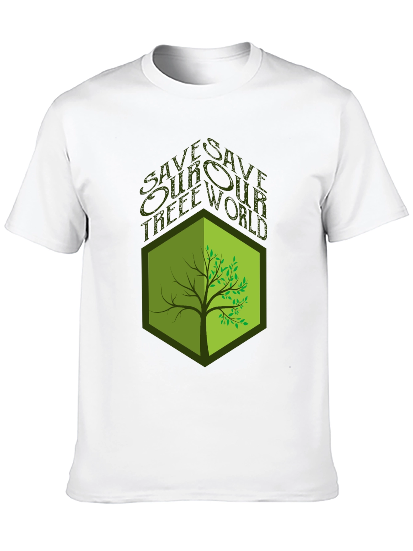 Camiseta Negra Ecológica: Salva Nuestros Árboles