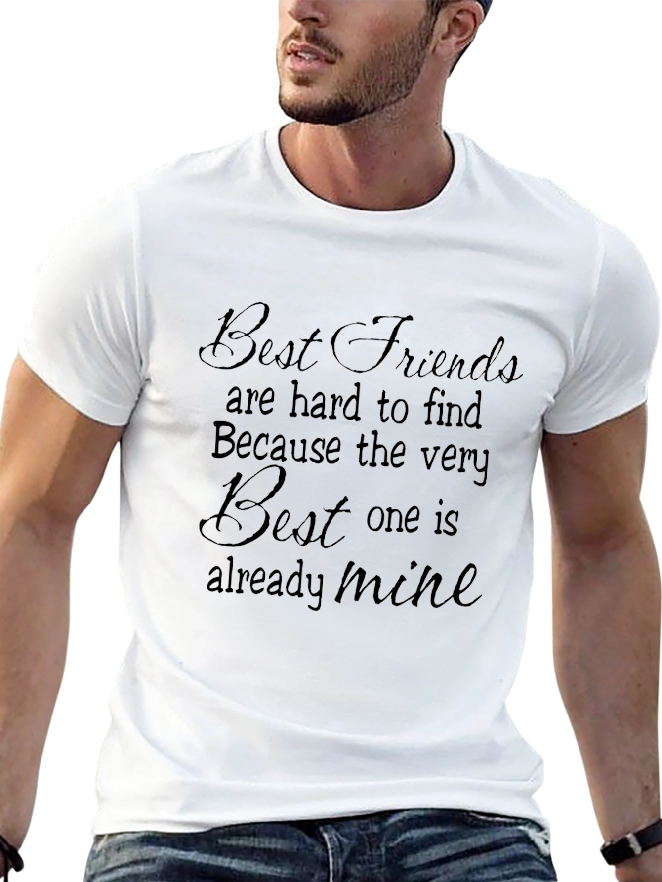 Camiseta Negra: Best Friends are Hard to Find