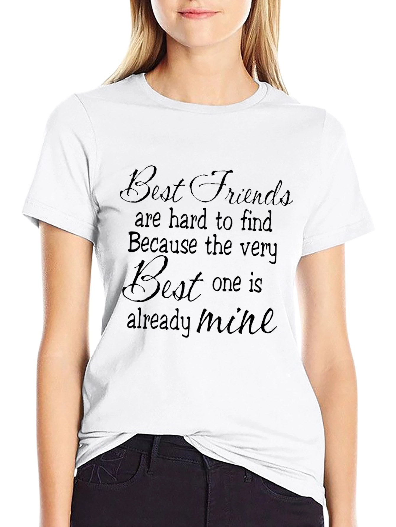 Camiseta Negra: Best Friends are Hard to Find