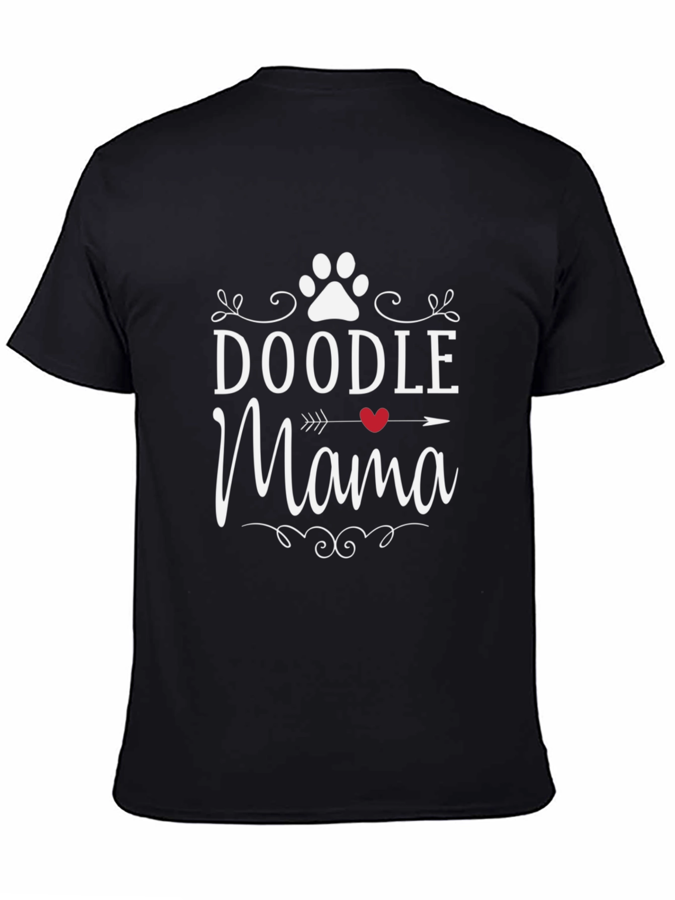 Camiseta Negra Doodle Mama