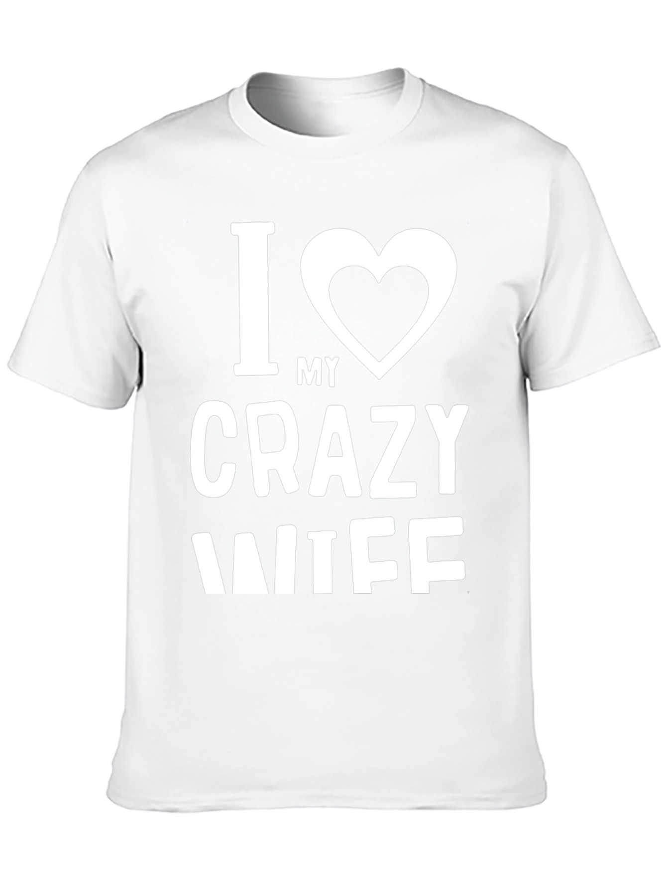 Camiseta Hombre: Amo a Mi Esposa Loca