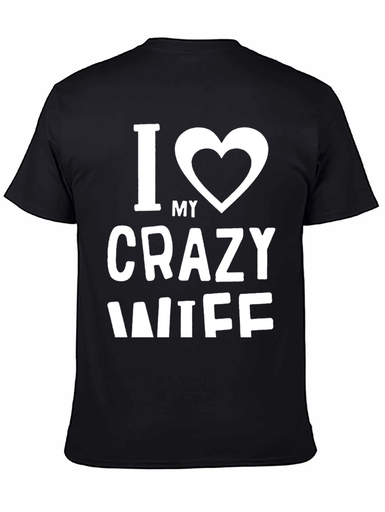 Camiseta Hombre: Amo a Mi Esposa Loca