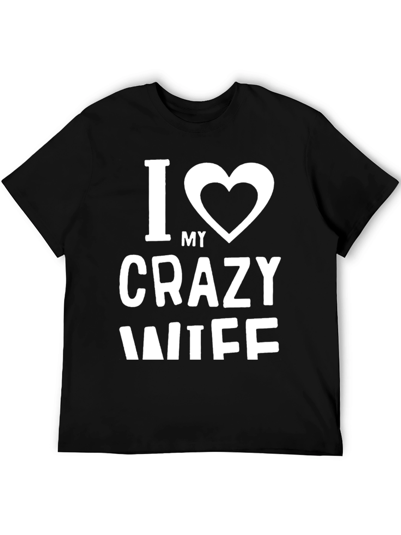 Camiseta Hombre: Amo a Mi Esposa Loca