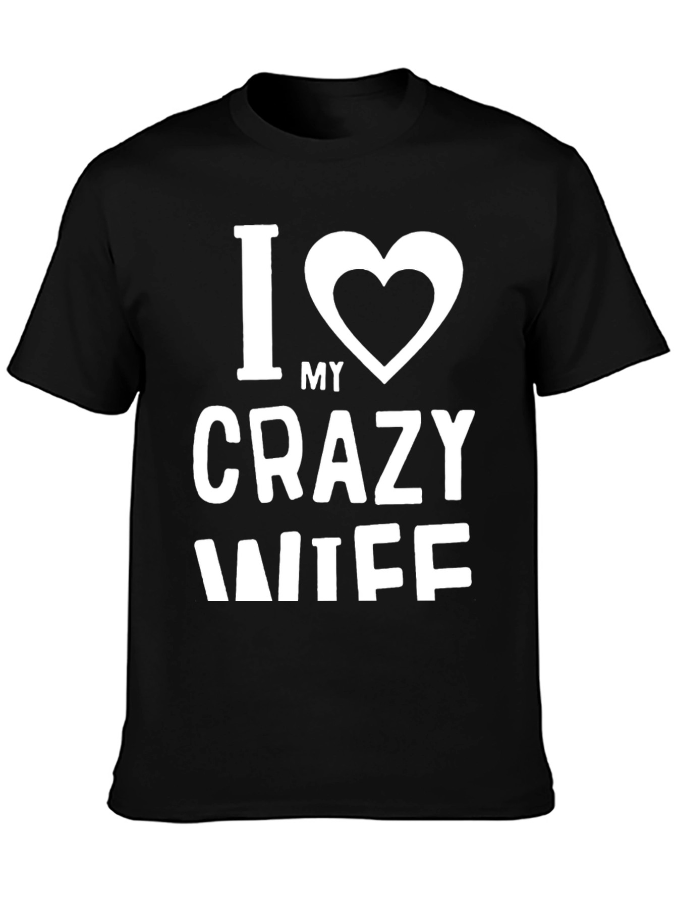 Camiseta Hombre: Amo a Mi Esposa Loca