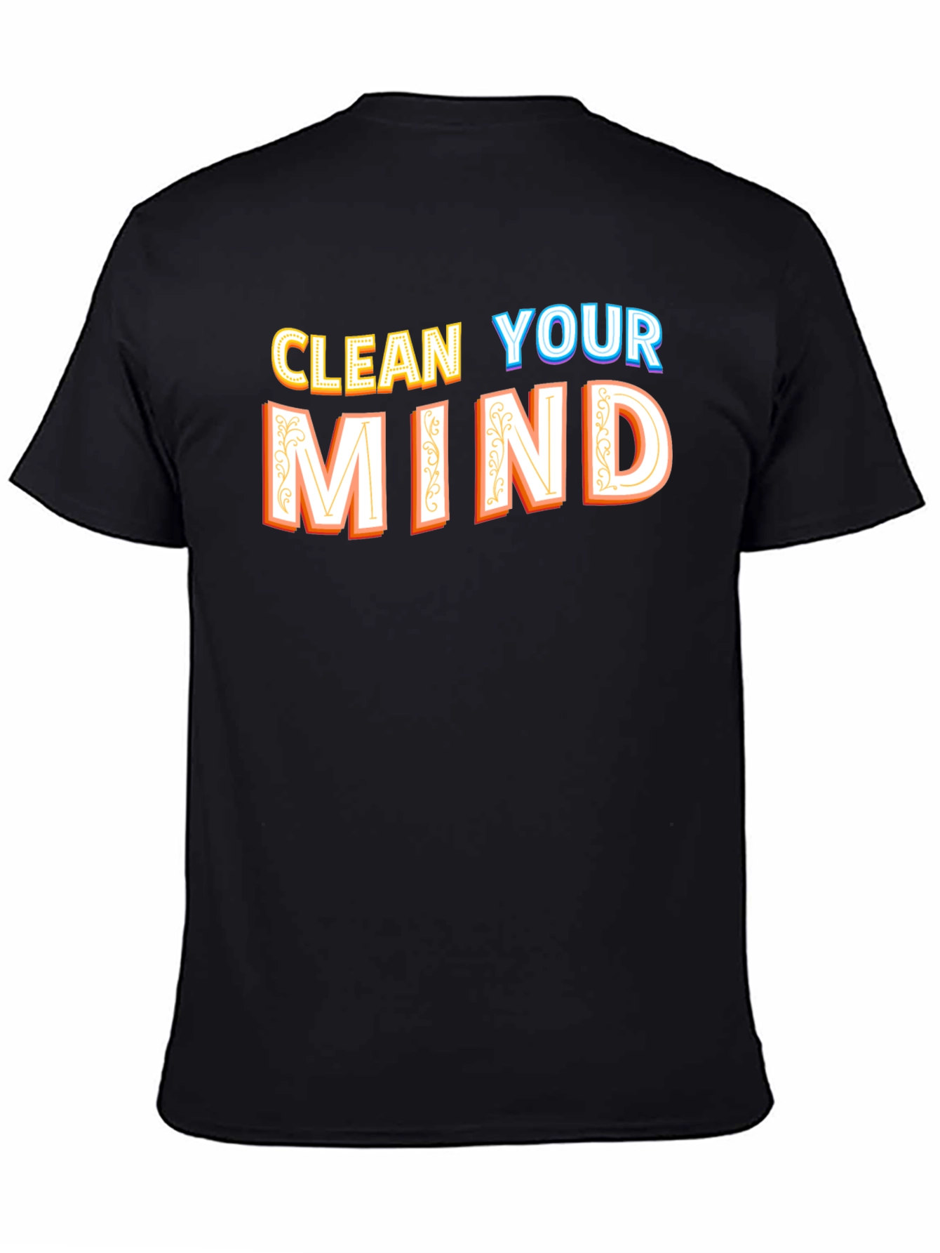 Camiseta Negra: Limpia Tu Mente