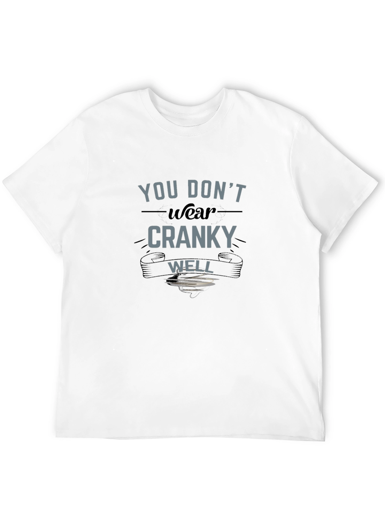 Camiseta Negra con Diseño Cranky