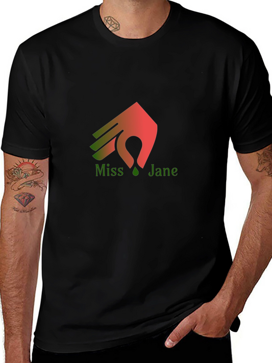Camiseta Negra Miss Jane Diseño Original