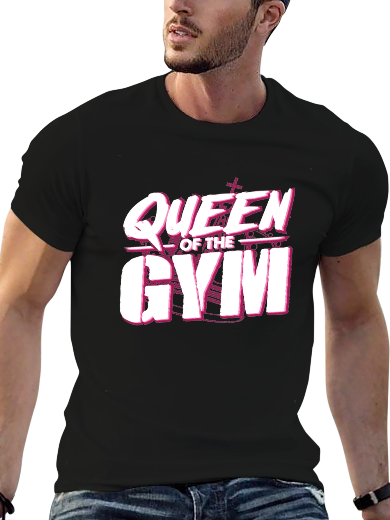 Camiseta Queen of the Gym Negra