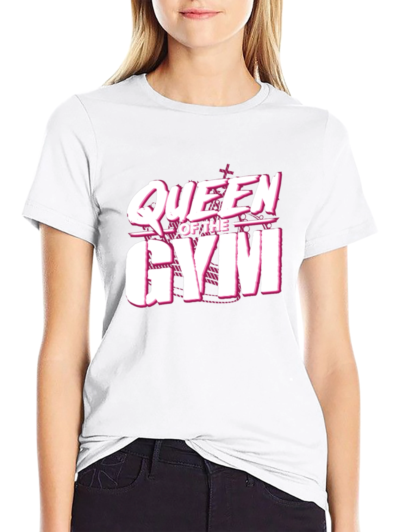 Camiseta Queen of the Gym Negra