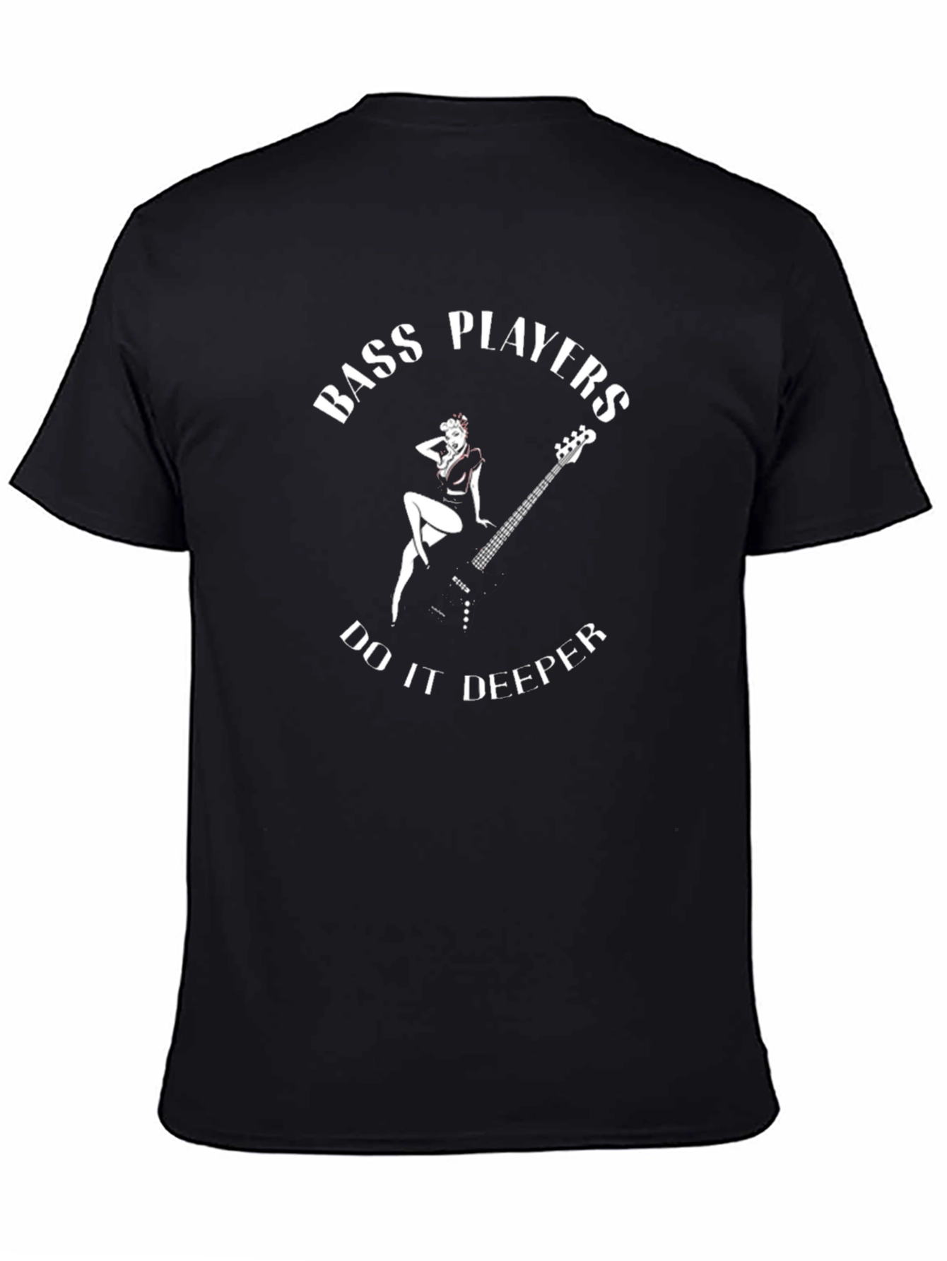 Camiseta Negra: Bajistas Lo Hacen Más Profundo