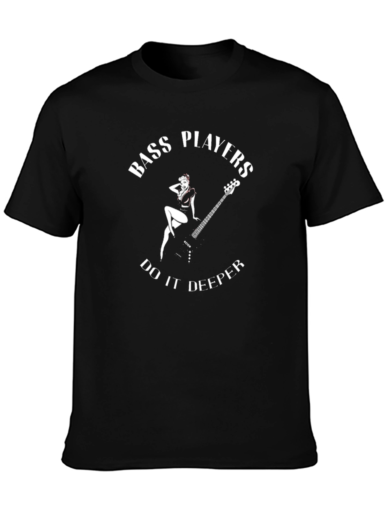 Camiseta Negra: Bajistas Lo Hacen Más Profundo