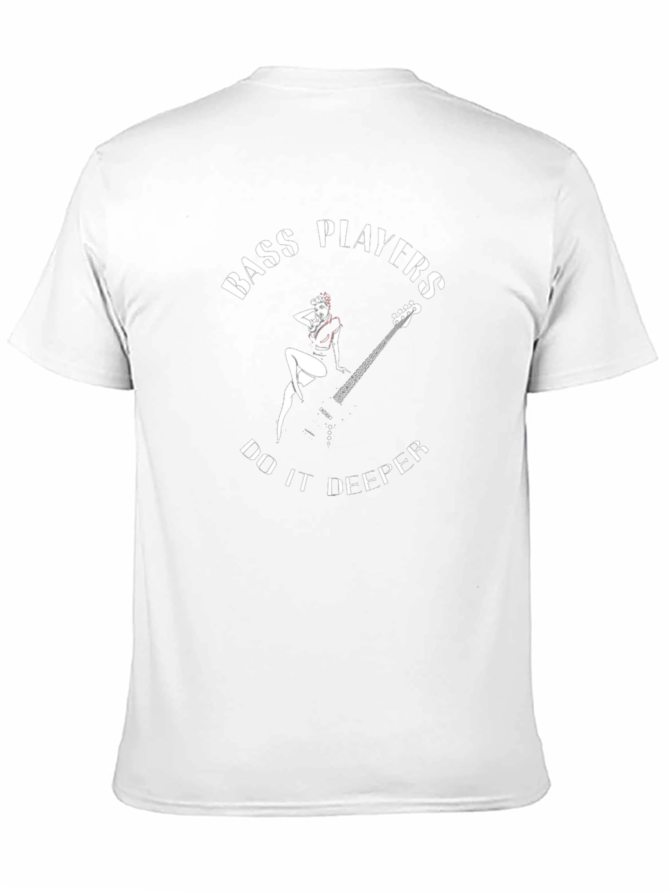 Camiseta Negra: Bajistas Lo Hacen Más Profundo