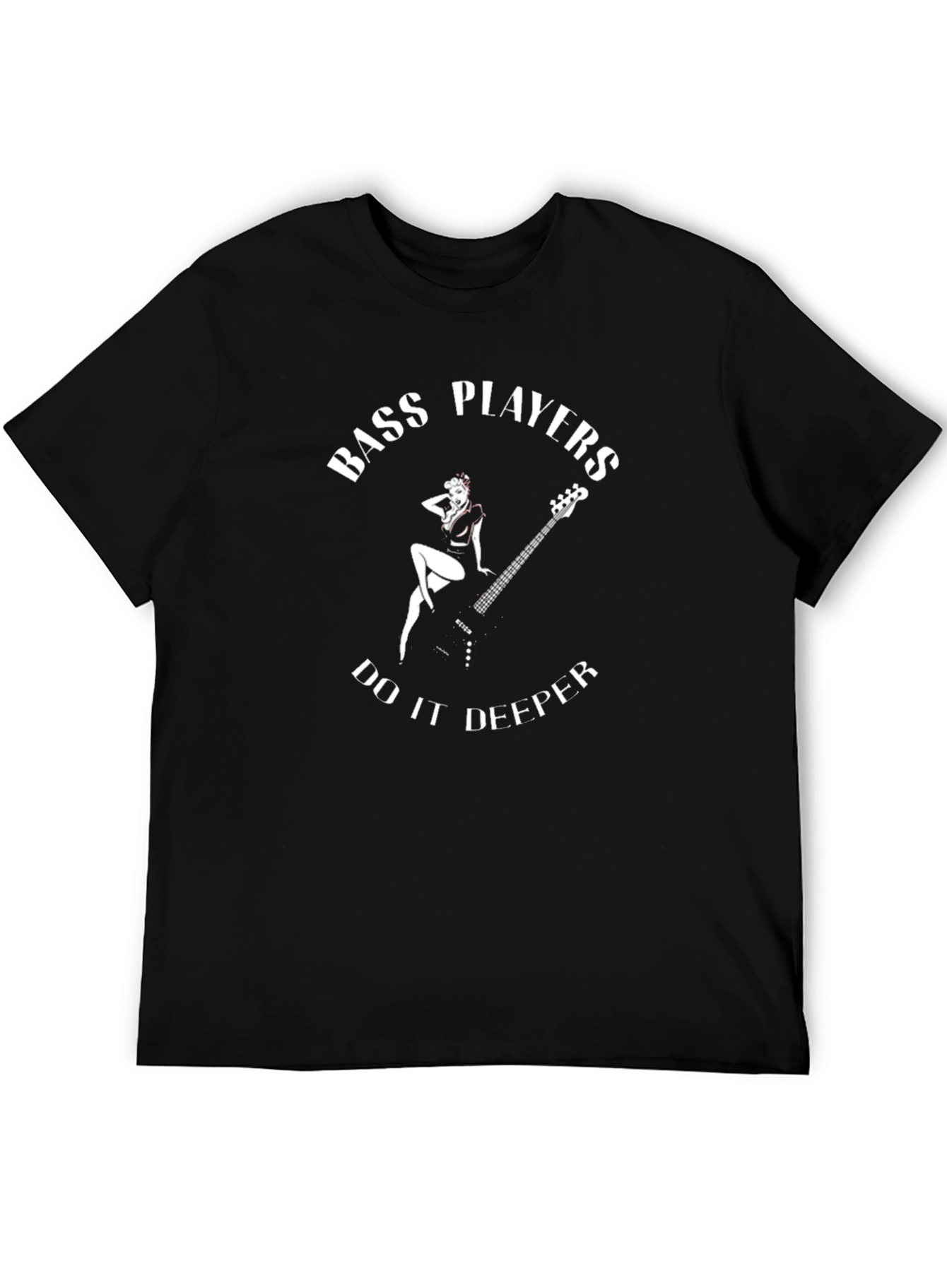 Camiseta Negra: Bajistas Lo Hacen Más Profundo