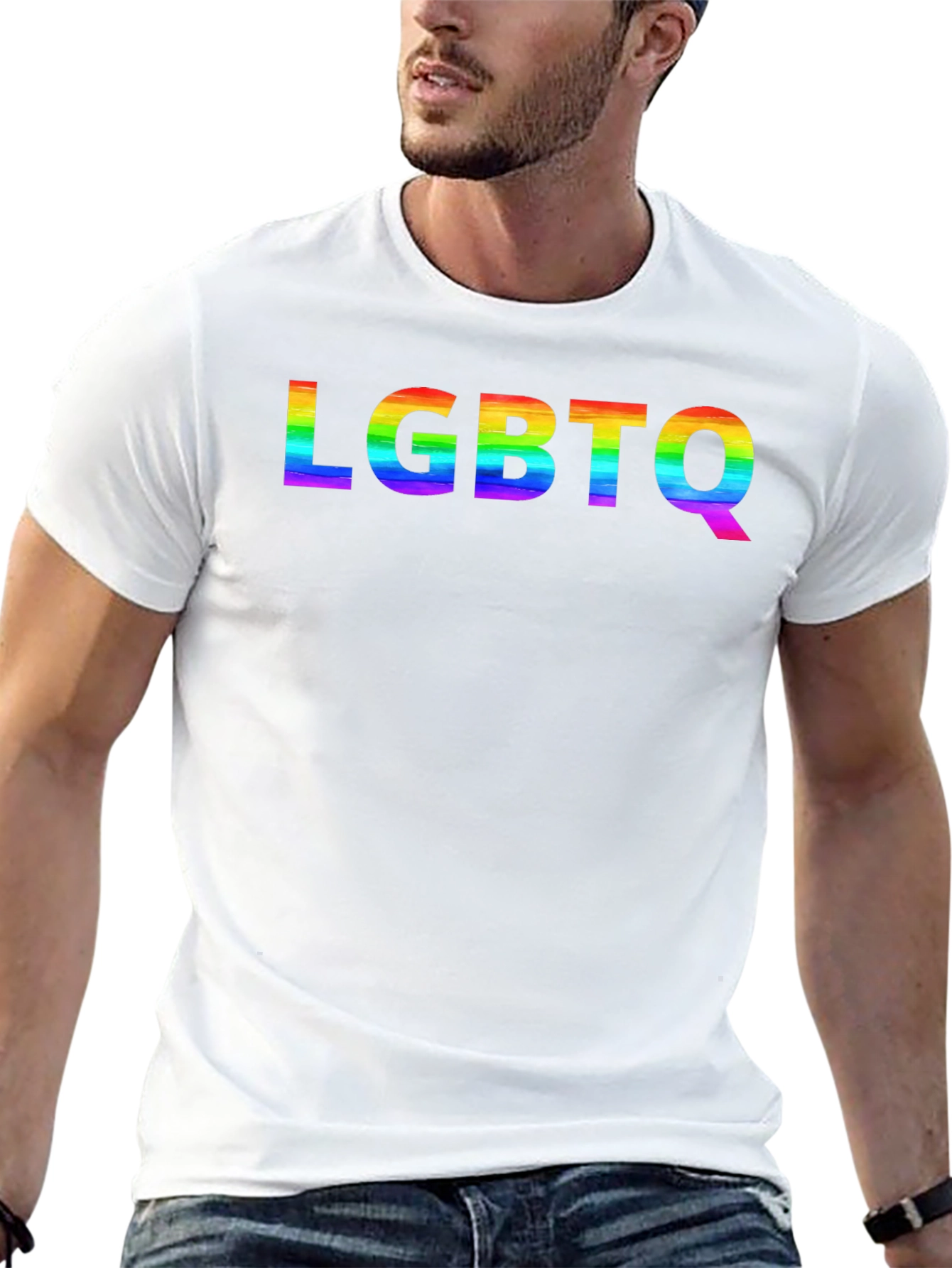 Camiseta LGBTQ Orgullo Gay - Diseño con arcoíris