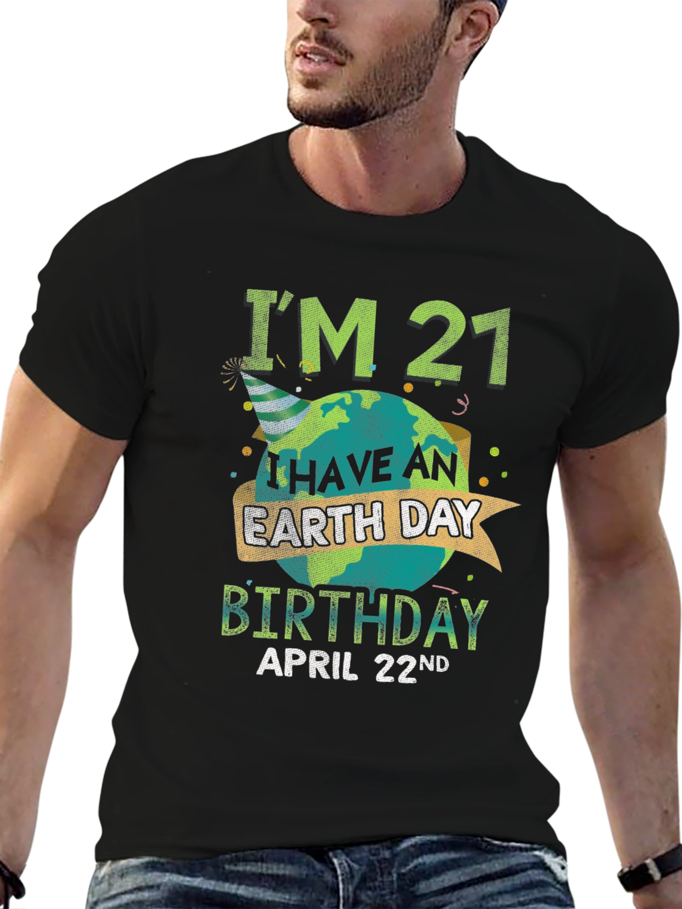 Camiseta Cumpleaños Día de la Tierra - 21 Años