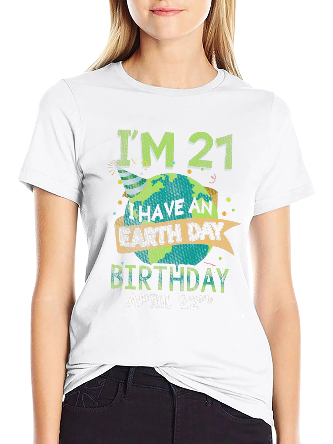 Camiseta Cumpleaños Día de la Tierra - 21 Años