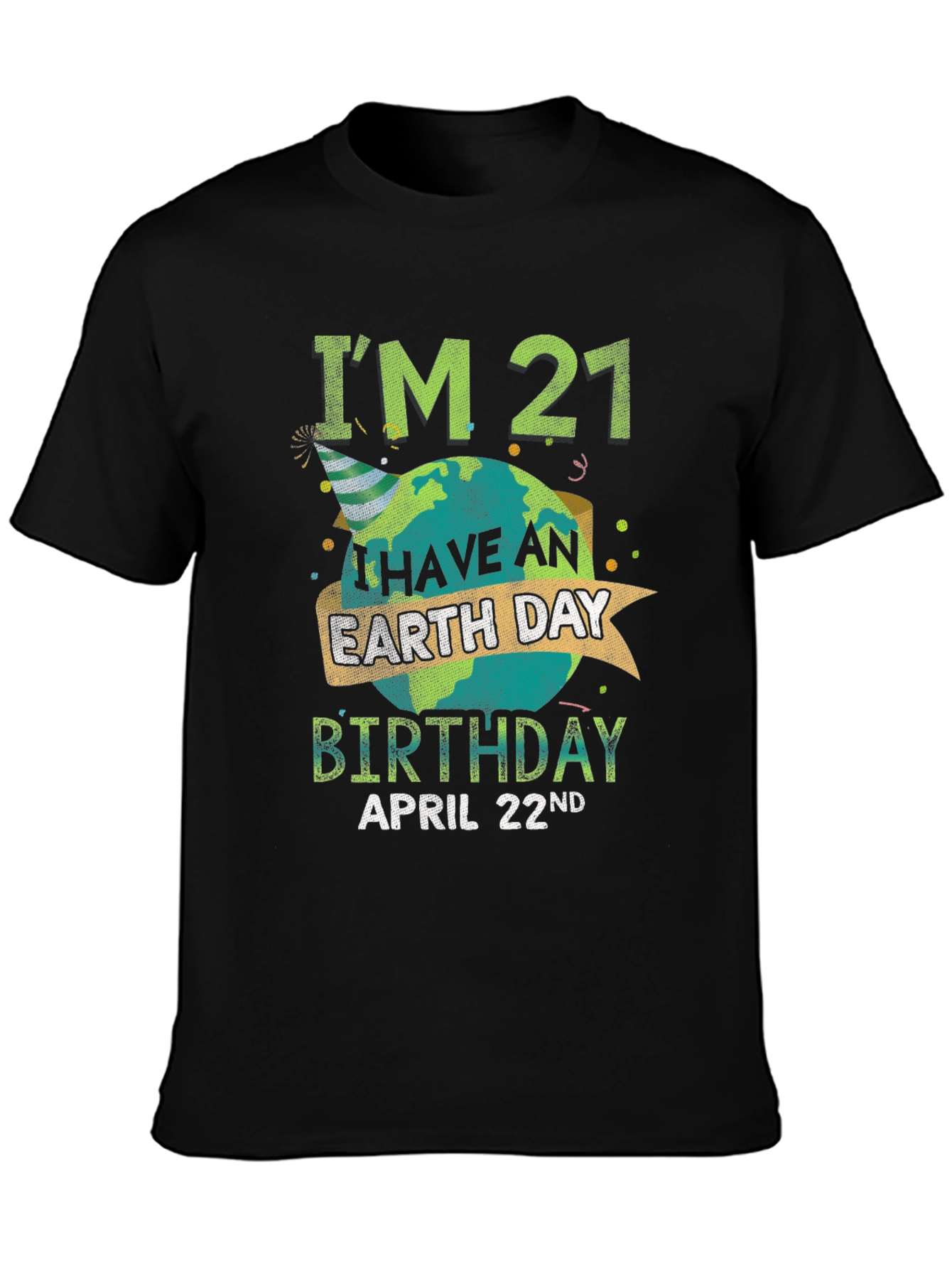 Camiseta Cumpleaños Día de la Tierra - 21 Años