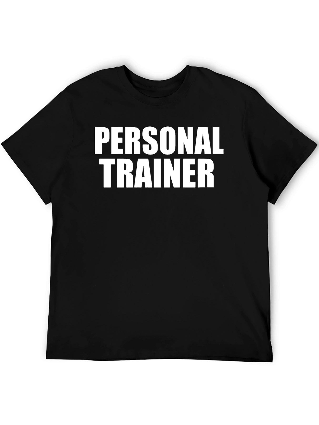 Camiseta Personal Trainer Negra Algodón